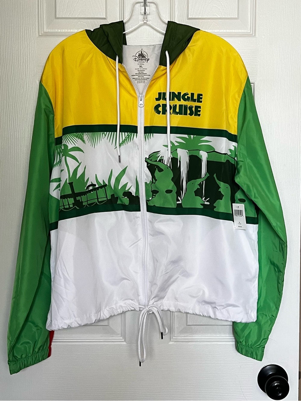 NWT Disney Parks Jungle Cruise Windbreaker Jacket XL